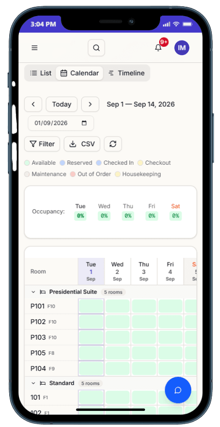 Stay Quora reservations on mobile
